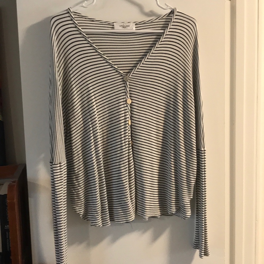 Carly Jean Los Angeles striped top